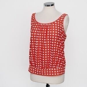 Sea Level Swim.  Eco Essentials Blouson Tank Singlet Top.